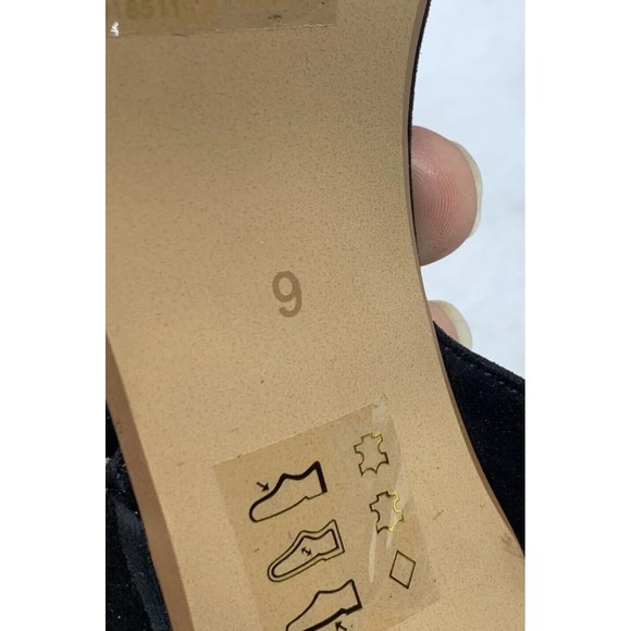 Madewell Sandal Shoes Womens Size 9 Strappy Black Suede Heels Party Church AE243 - Picture 14 of 15